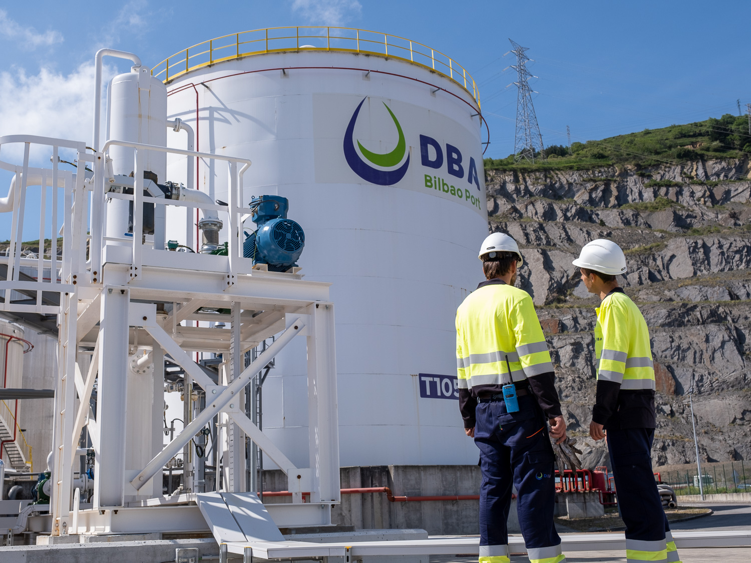 Planta de almacenamiento DBA Bilbao Grupo Hafesa